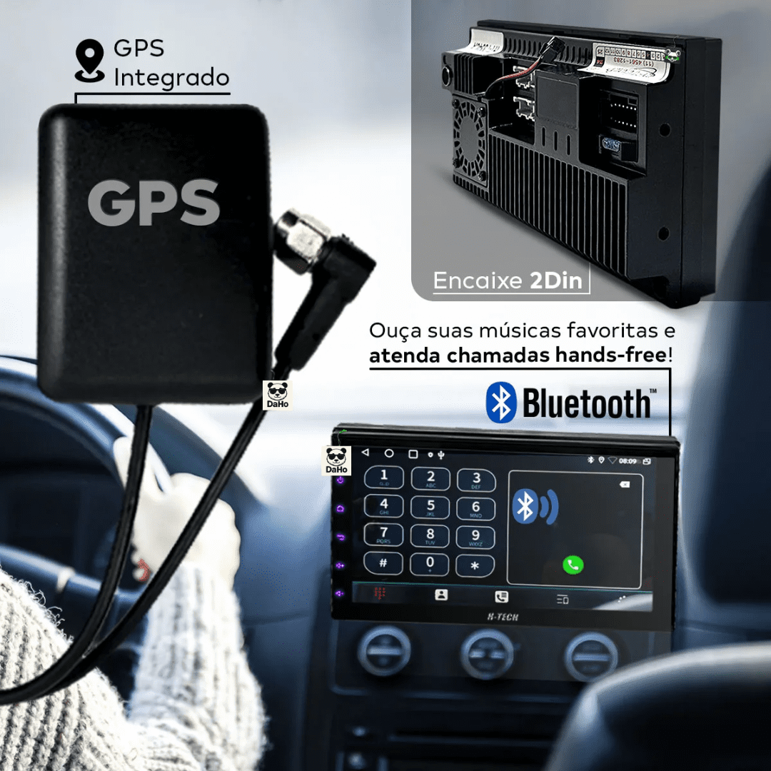 (Envio de SP) DAAN Multimídia Hb20s Hb20 Hb20x 2012 2013 2014 2015 2016 2017 2018 2019 Android 15 4+64GB 7" 1,5GHz - Imagem 6