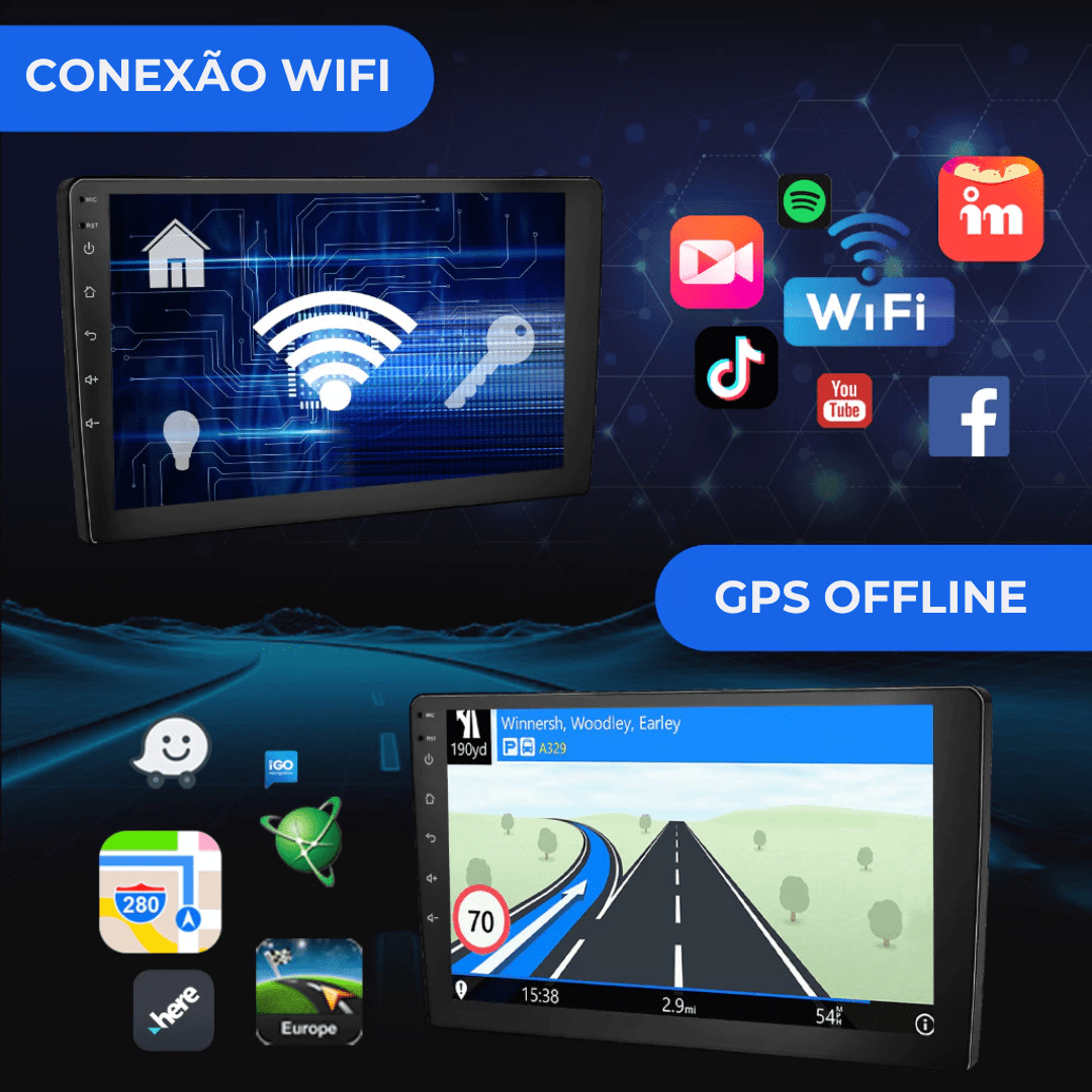 (Envio de SP) DAAN Multimídia Hb20s Hb20 Hb20x 2012 2013 2014 2015 2016 2017 2018 2019 Android 15 4+64GB 7" 1,5GHz - Imagem 8