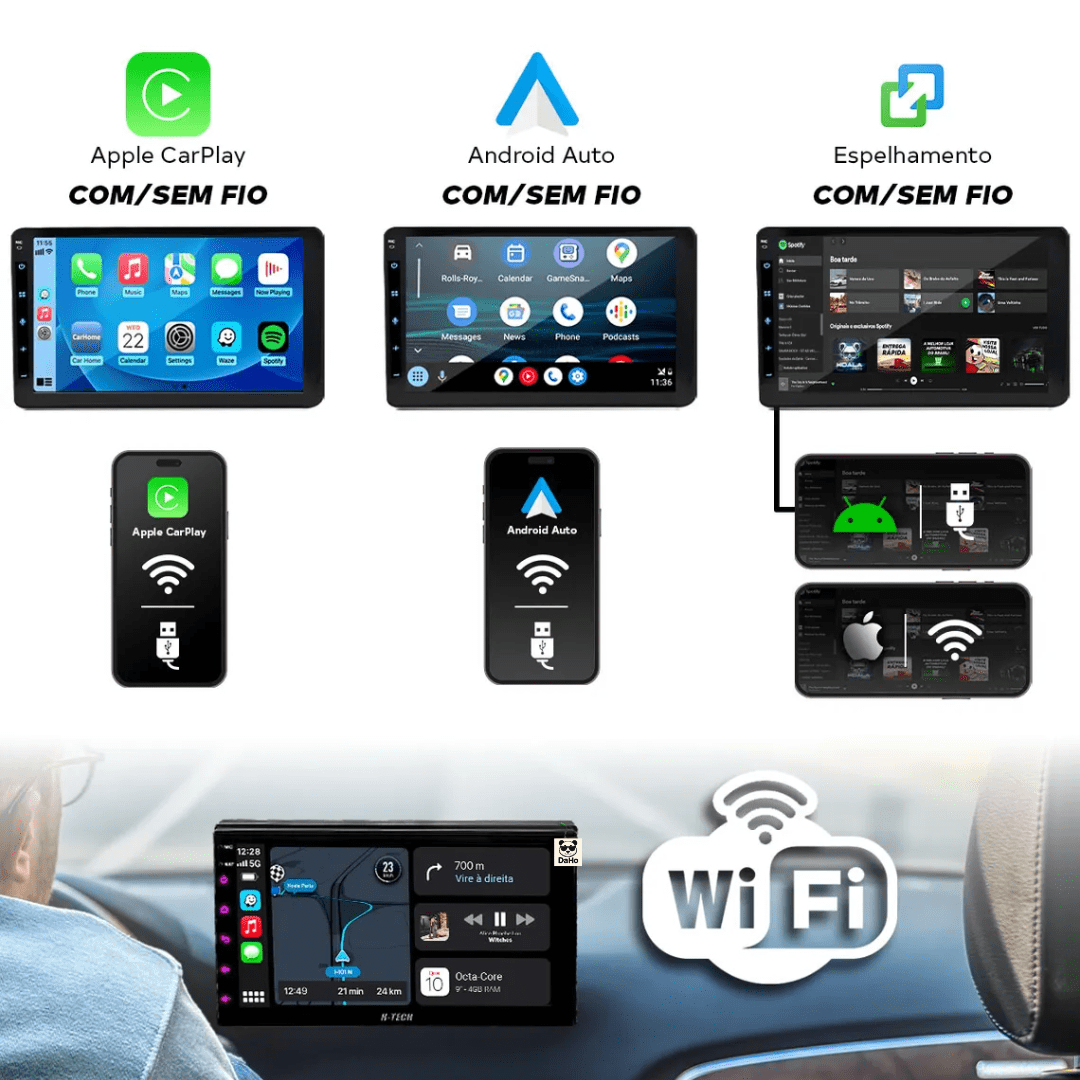 (Envio de SP) DAAN Multimídia Hb20s Hb20 Hb20x 2012 2013 2014 2015 2016 2017 2018 2019 Android 15 4+64GB 7" 1,5GHz - Imagem 7