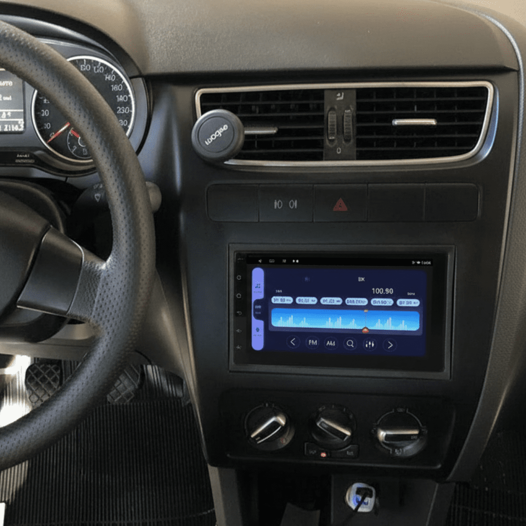 (Envio de SP) DAAN Multimídia Volkswagen Fox 2010 2011 2012 2013 Android 15 4+64GB 7" 2 Din 1,5GHz - Imagem 2