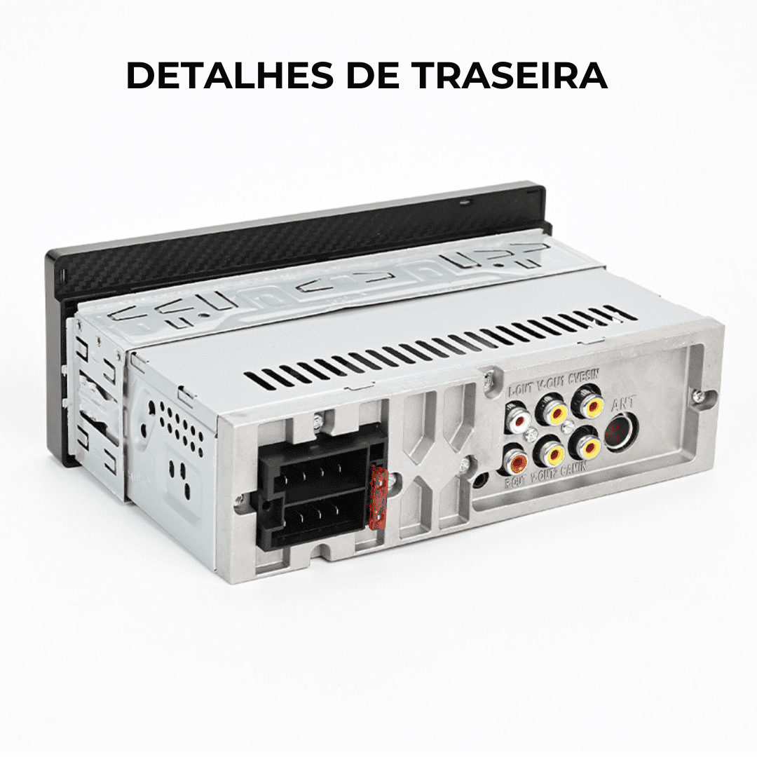 Central Multimidia MP5 6,9Pol 1 Din Espelhamento Bluetooth - Imagem 3