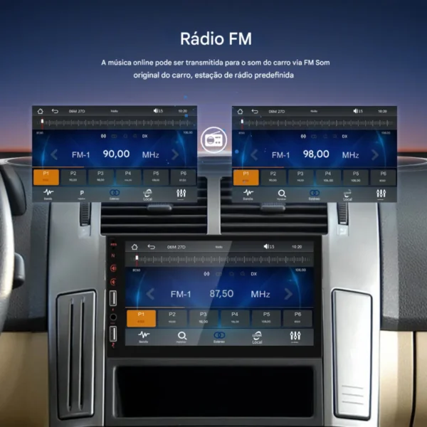 Central 7 Polegadas 1 Din Mp5 Carplay Android Auto – DAAN MULTIMIDIA